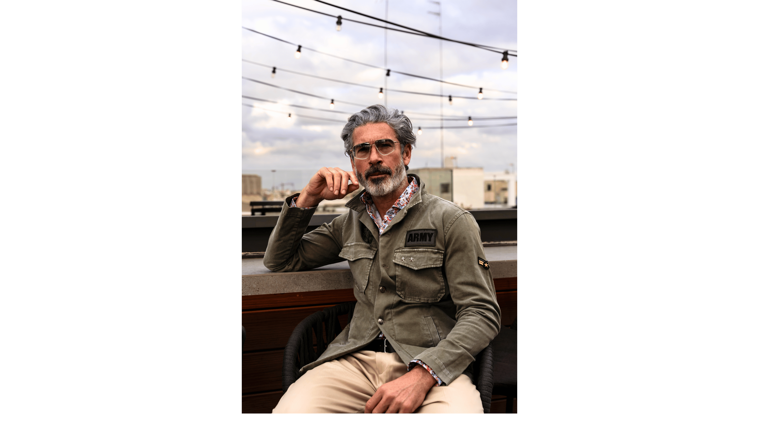 Camisa Monttesco Manga Larga Fantasía Rompecabeza