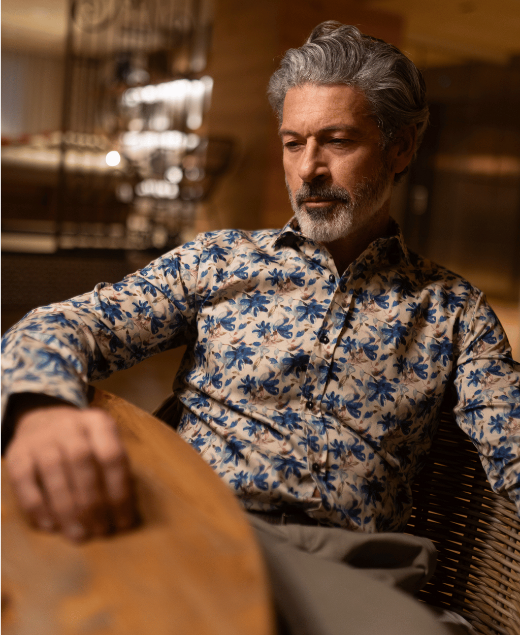 Camisa Monttesco Manga Larga Fantasía