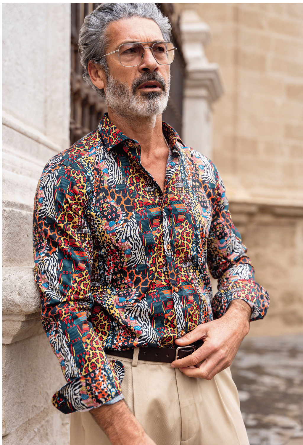 Camisa Manga Larga Monttesco Fantasia Sambia