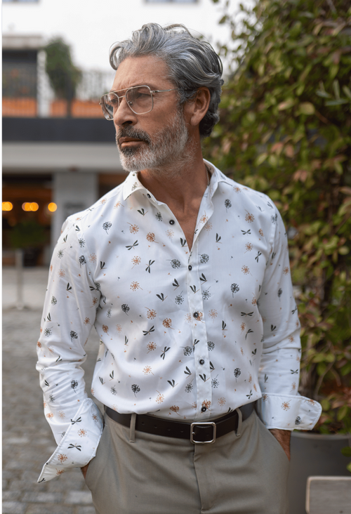 Camisa manga larga de fantasía Monttesco