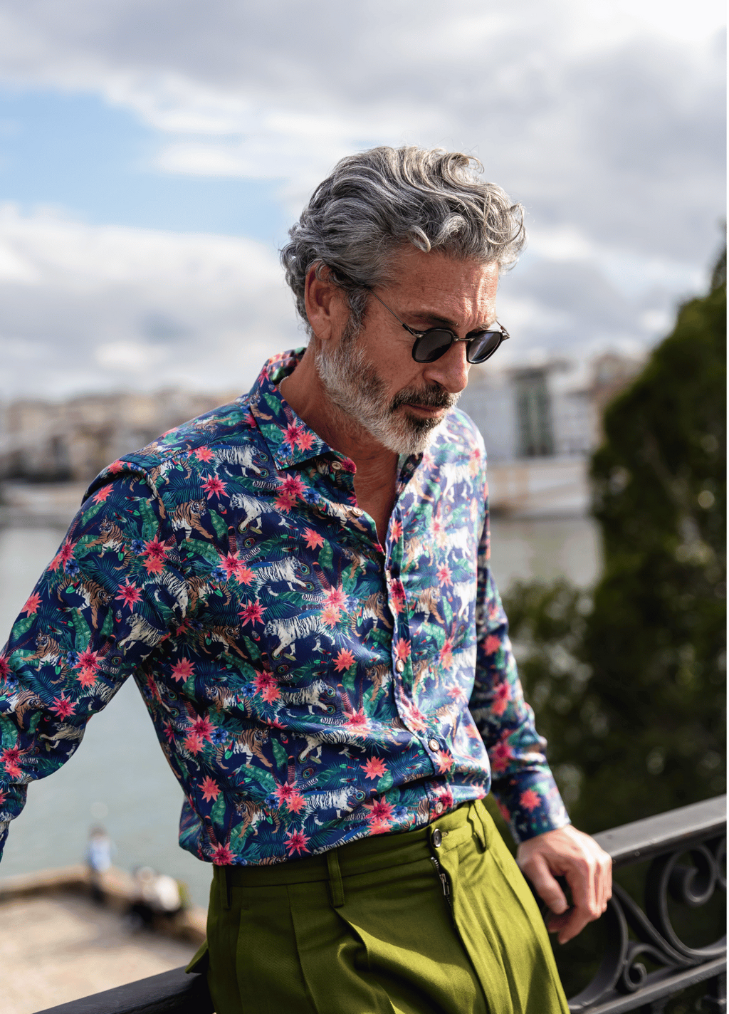 Camisa Manga Larga Monttesco Fantasía Tiger