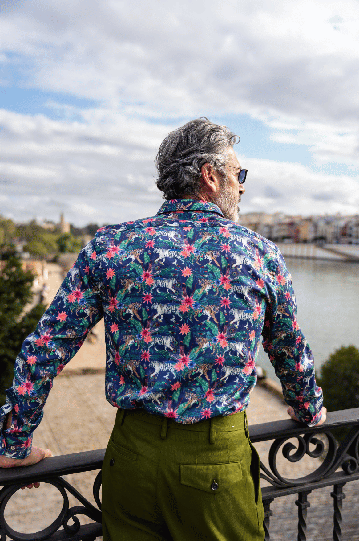 Camisa Manga Larga Monttesco Fantasía Tiger