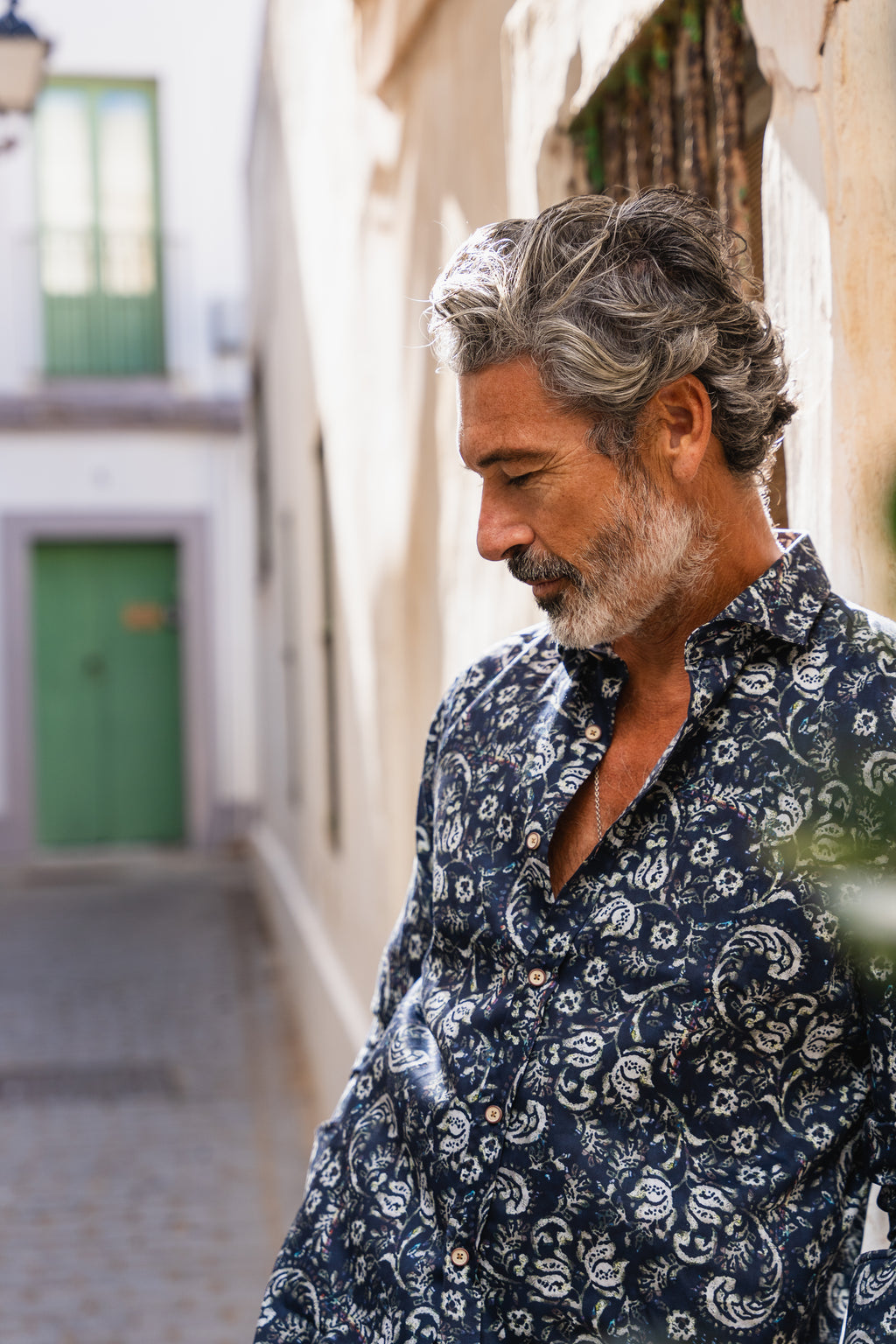 Camisa Manga Larga Simil Cachemire