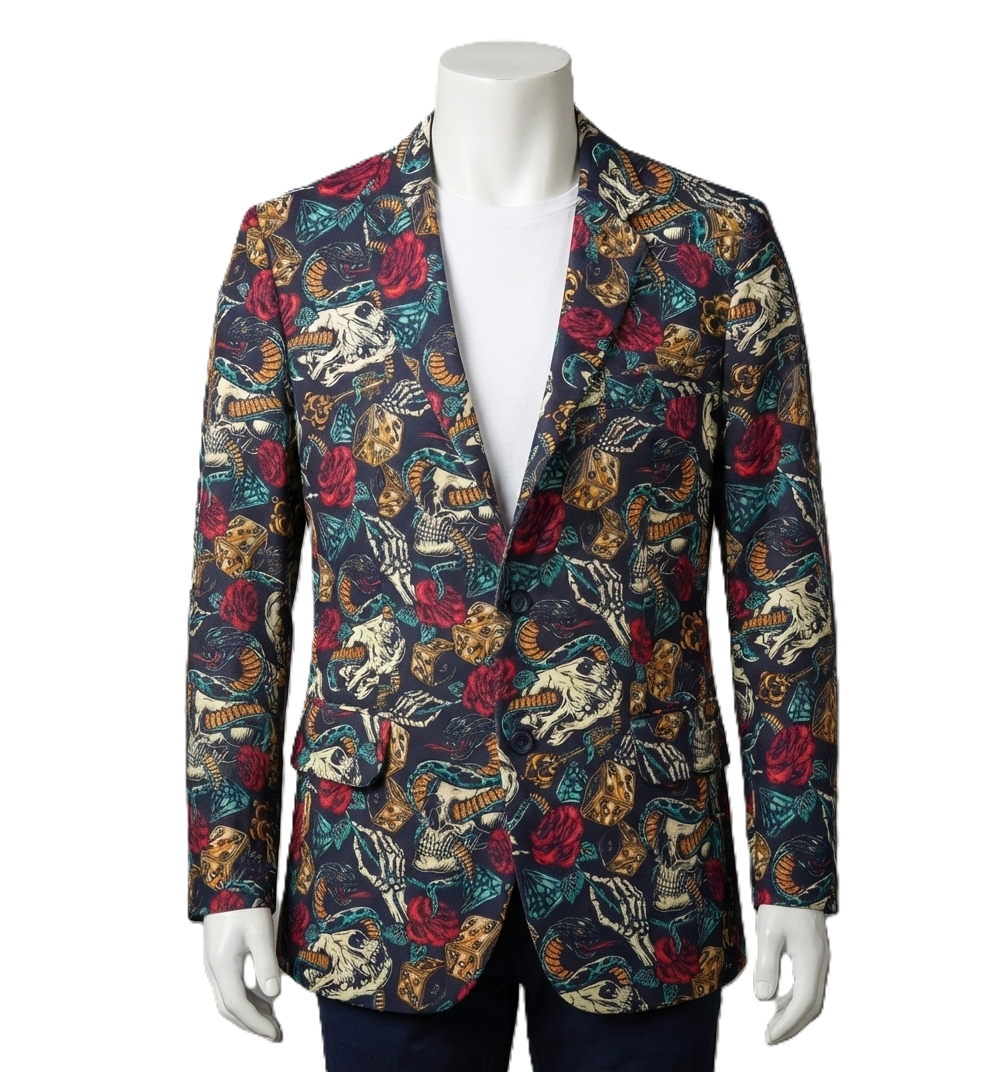 Americana Fantasía Skull And Roses Dados