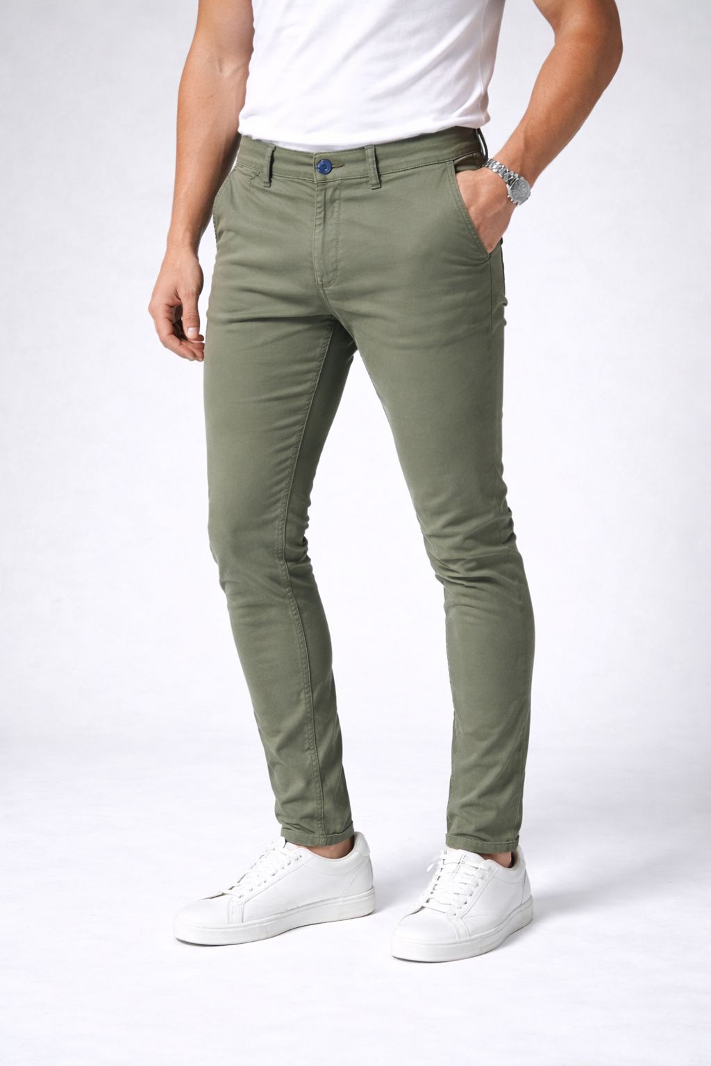 Pantalón Skinny Pitillo Chino Monttesco