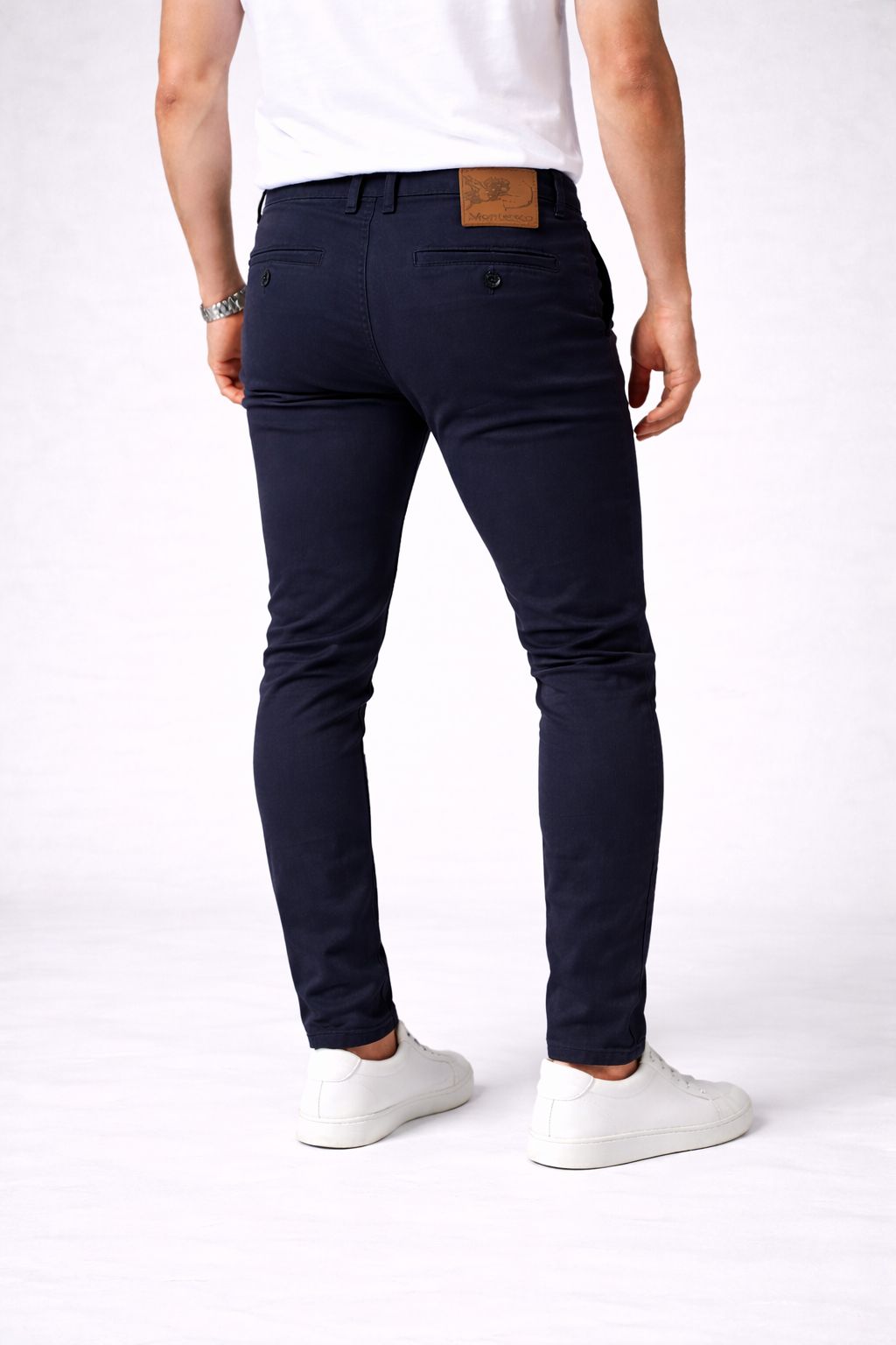 Pantalón Chino Skinny Azul Marino