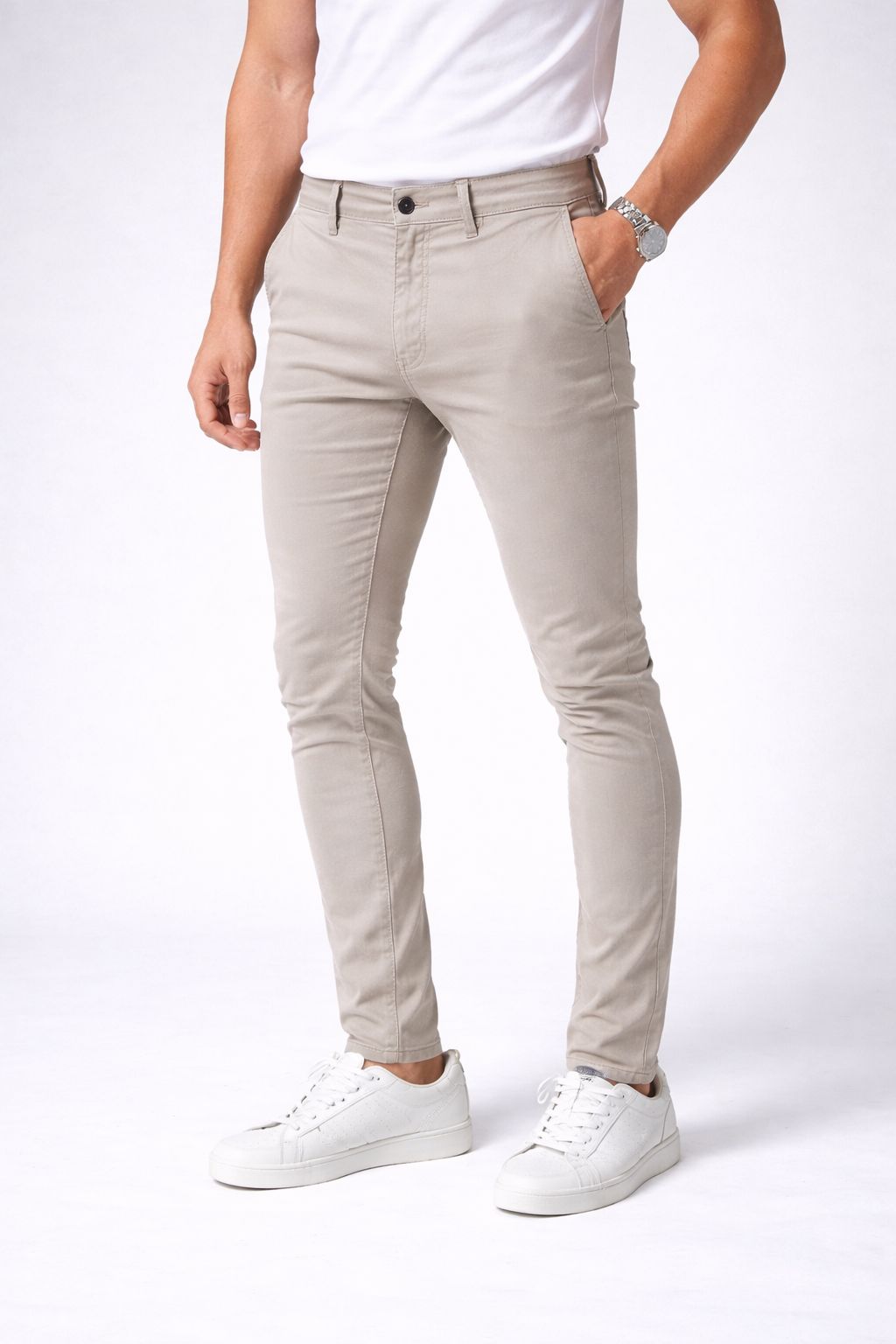 Pantalón Skinny Pitillo Chino Monttesco